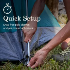 Coleman Blue Springs II™ 8-Person Camping Tent -Coleman Sales Coleman BlueSpringsTents 8P StormGray ATF5