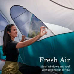 Coleman Blue Springs II™ 8-Person Camping Tent -Coleman Sales Coleman BlueSpringsTents 8P StormGray ATF6