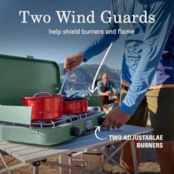 Coleman Cascade™ 222 2-Burner Camping Stove -Coleman Sales Coleman Cascade 222 2BurnerCampingStove ATF5