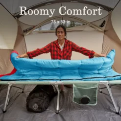 Coleman Flatlands™ 40°F Sleeping Bag -Coleman Sales Coleman Flatlands SleepingBags 40F MediterraneanBlue ATF5