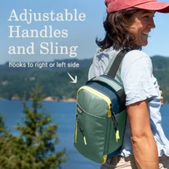 Coleman MoRph™ 6-Can Convertible Soft-Sided Cooler Sling -Coleman Sales Coleman MoRphSling 6Can Moss ATF3