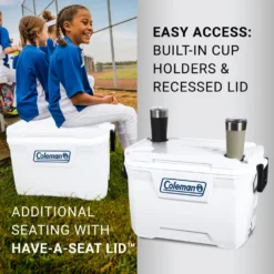 Coleman 316 Series™ 52-Quart Marine Hard Cooler -Coleman Sales Coleman MtLoganATF 52 QT Marine 05 1