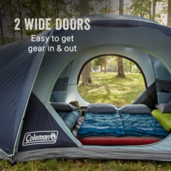 Coleman Skydome™ 12-Person Camping Tent XL, Blue Nights -Coleman Sales Coleman Skydome XL 10P BlueNights ATF5 2