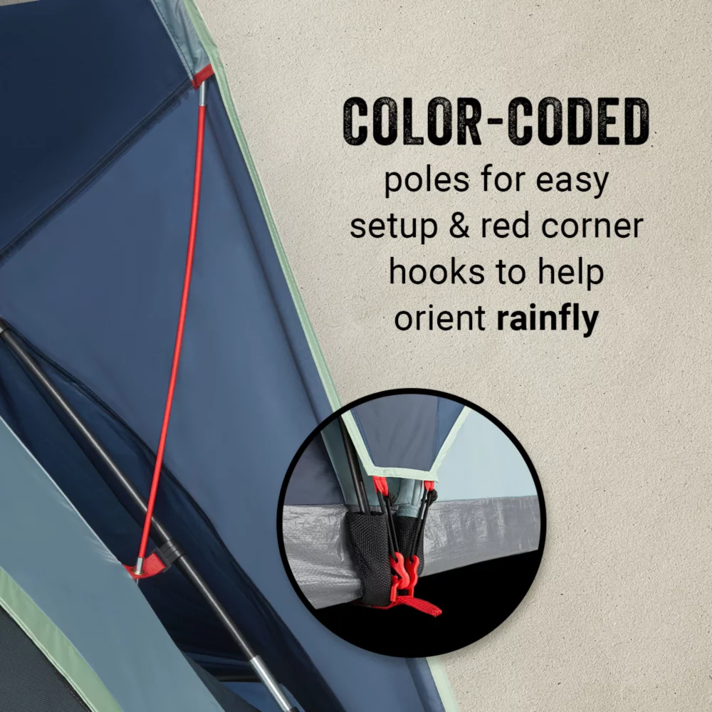 Coleman Skydome™ 8-Person Camping Tent XL, Blue Nights 8 Coleman Skydome™ 8-Person Camping Tent XL, Blue Nights - Image 6