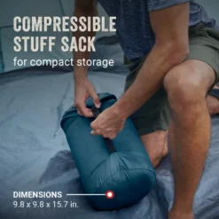 Coleman Kompact™ 20°F Rectangle Sleeping Bag -Coleman Sales Coleman SleepingBagRectangle 20D Caribbean ATF3