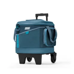 Coleman SPORTFLEX™ 42-Can Soft Cooler With Wheels, Ocean -Coleman Sales Coleman SoftCoolers 2000037632 Ocean 2655 FINAL