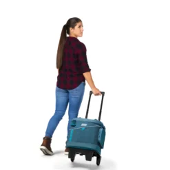 Coleman SPORTFLEX™ 42-Can Soft Cooler With Wheels, Ocean -Coleman Sales Coleman SoftCoolers 2000037632 Ocean InUse 0012 FINAL