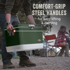 Coleman Vintage 54-Quart Steel Belted® Cooler -Coleman Sales Coleman SteelBelted VintageGreen ATF3