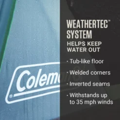 Coleman Sunlodge™ 12-Person Camping Tent, Blue Nights -Coleman Sales Coleman Sunlodge 8P BlueNights ATF3 2