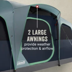 Coleman Sunlodge™ 8-Person Camping Tent, Blue Nights -Coleman Sales Coleman Sunlodge BlueNights ATF5
