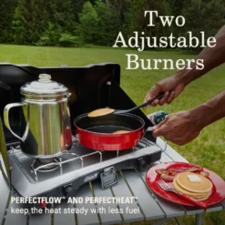 Coleman Triton™+ 2-Burner Propane Gas Camping Stove -Coleman Sales Coleman Triton 2BurnerPropaneGasCampingStove ATF3