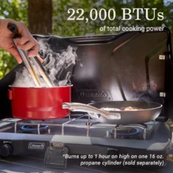 Coleman Triton™+ 2-Burner Propane Gas Camping Stove -Coleman Sales Coleman Triton 2BurnerPropaneGasCampingStove ATF6